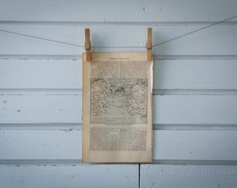 1887 Vintage Plymouth Map