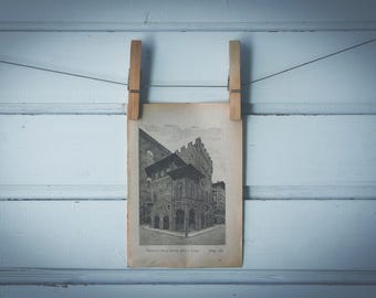 1923 Vintage Florence Illustration