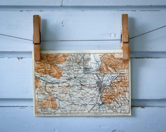 1931 Vintage Turin & Surroundings Map