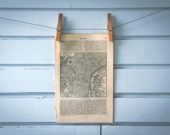 1897 Vintage Philadelphia Map