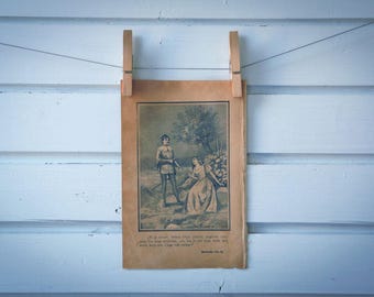 1900s Vintage Romance Illustration
