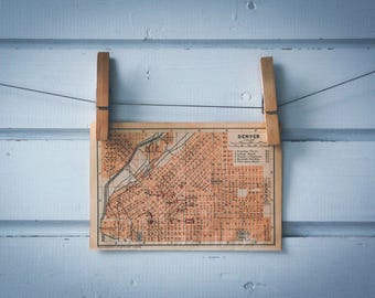1905 Vintage Denver Map
