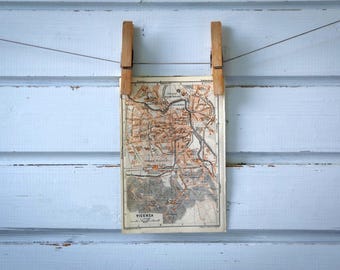 1931 Vintage Vicenza Map