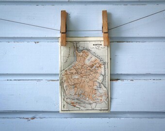 1931 Vintage Map of Mantua