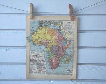 1931 Vintage Africa Map