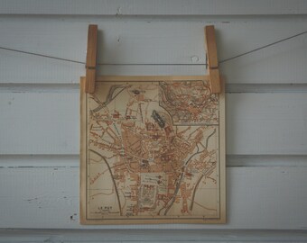 1906 Vintage Le Puy-en-Velay Map