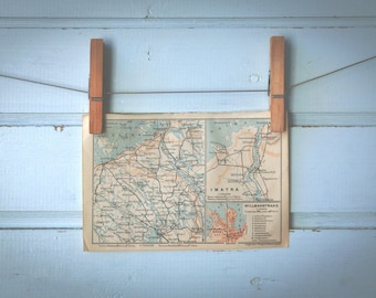 1904 Vintage Imatra Map