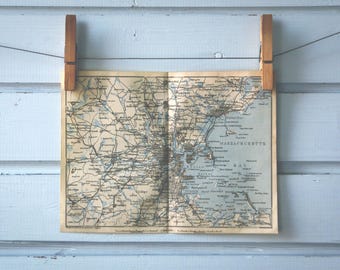 1904 Vintage Boston & Surroundings Map