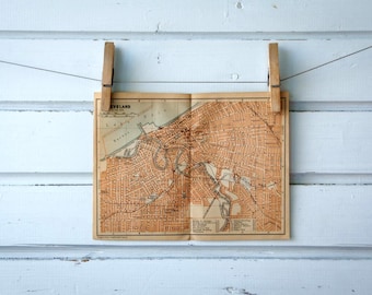 1905 Vintage Map of Cleveland