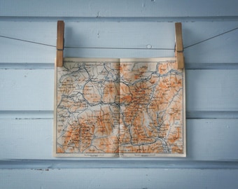 1905 Vintage White Mountains Map