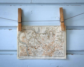 1931 Vintage North Rome Map