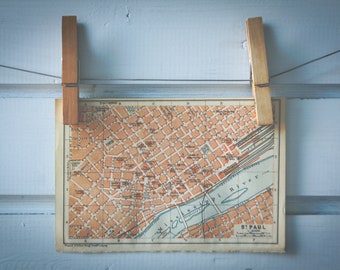 1905 Vintage Map of Saint Paul