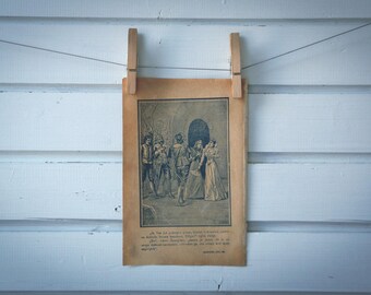 1900s Vintage Prison Scene Illustration