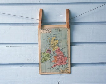 1946 Vintage United Kingdom & Ireland Map