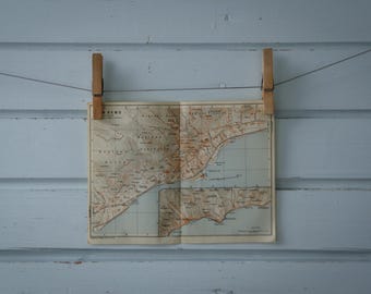 1926 Vintage Sanremo Map