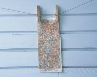 1909 Vintage Berkshire Hills Map