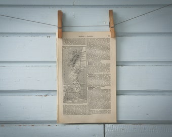 1907 Vintage Cape Town & Surroundings Map