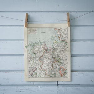 Carte d'Oldenbourg vintage 1907