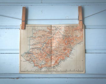 1904 Vintage South Crimea Map