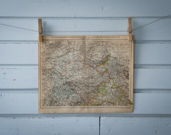 1887 Vintage Westphalia Map