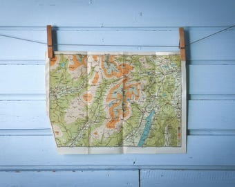 1909 Vintage Furness Fells Map