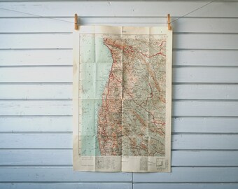 1956 Vintage North Velebit Map