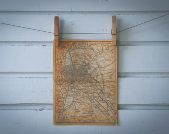 1903 Vintage Rome & Surroundings Map