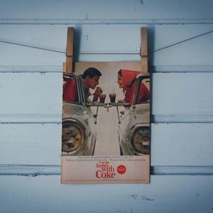 1965 Vintage Coca-Cola Advertisement Illustration