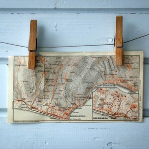 Carte Bordighera vintage 1931