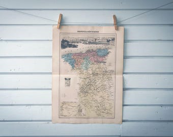 1887 Vintage Algeria Map