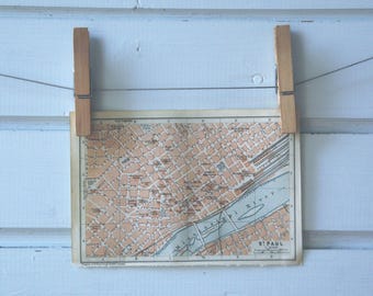1909 Vintage Map of Saint Paul