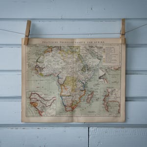 1887 Vintage Map of Africa