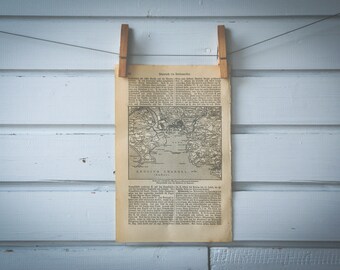 1887 Vintage Plymouth Map