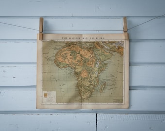 1887 Vintage Map of Africa