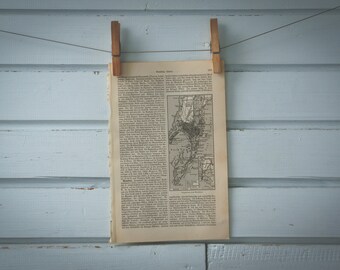 1907 Vintage Mumbai Map