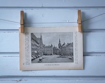 1892 Vintage Munich Illustration