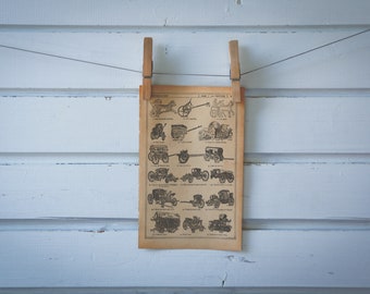 1921 Vintage Carriage Illustration