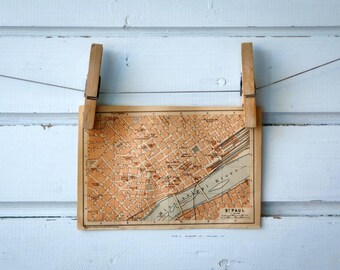 1905 Vintage Map of Saint Paul