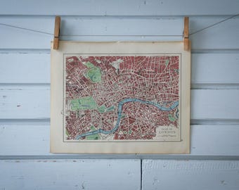 Rare find* 1901 Vintage Map of London