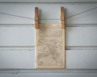 1876 Vintage Gmunden Map