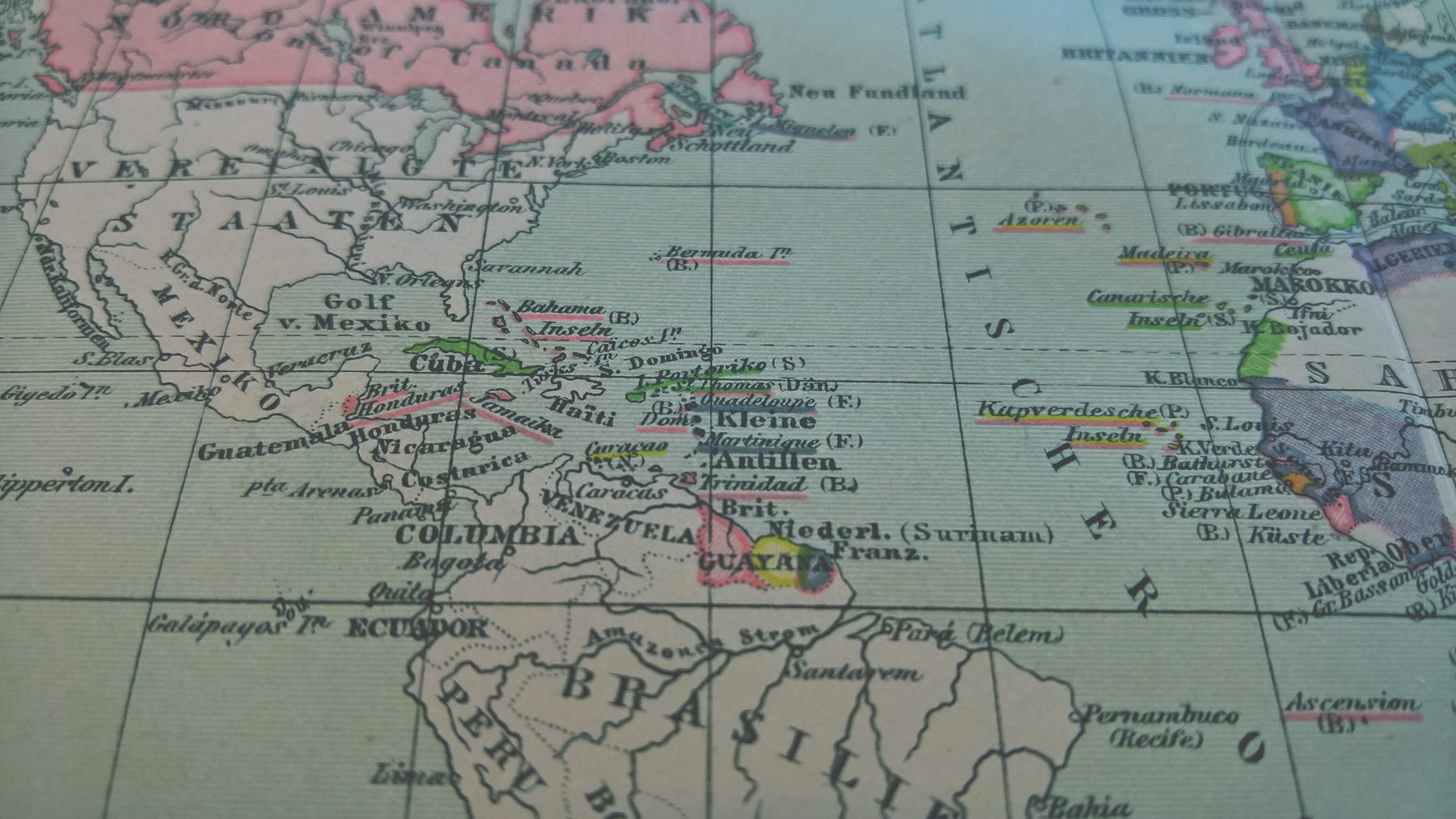 Colonial Map Of The World 1900 United States Map