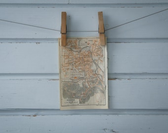 1931 Vintage Vicenza Map