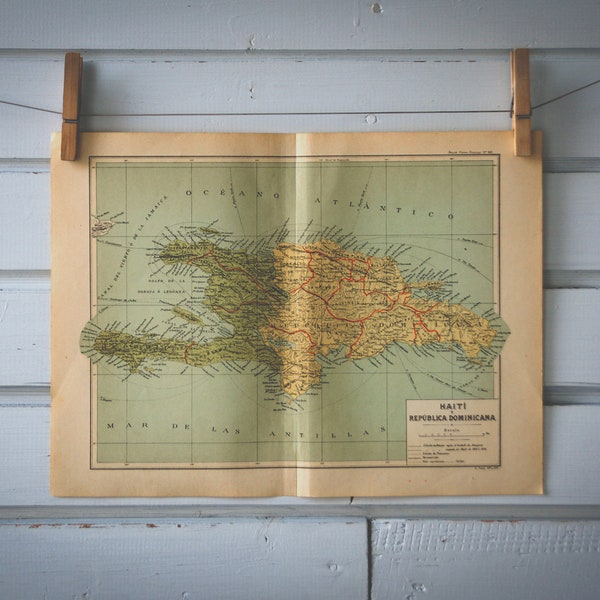 Vintage Map Etsy