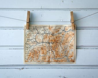 1905 Vintage White Mountains Map