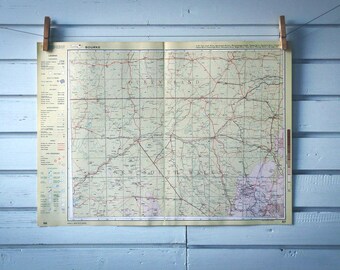 1968 Vintage North NSW Map