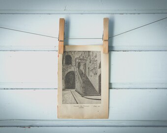 1923 Vintage Florence Illustration