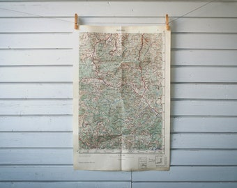 1959 Vintage South Banovina Map