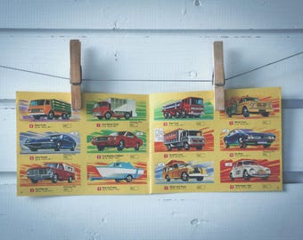 1970 Vintage Matchbox Cars Illustration