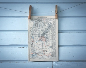 1907 Vintage Fortification System Map