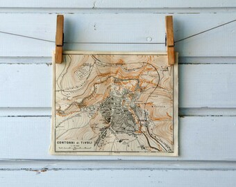 1931 Vintage Tivoli Map